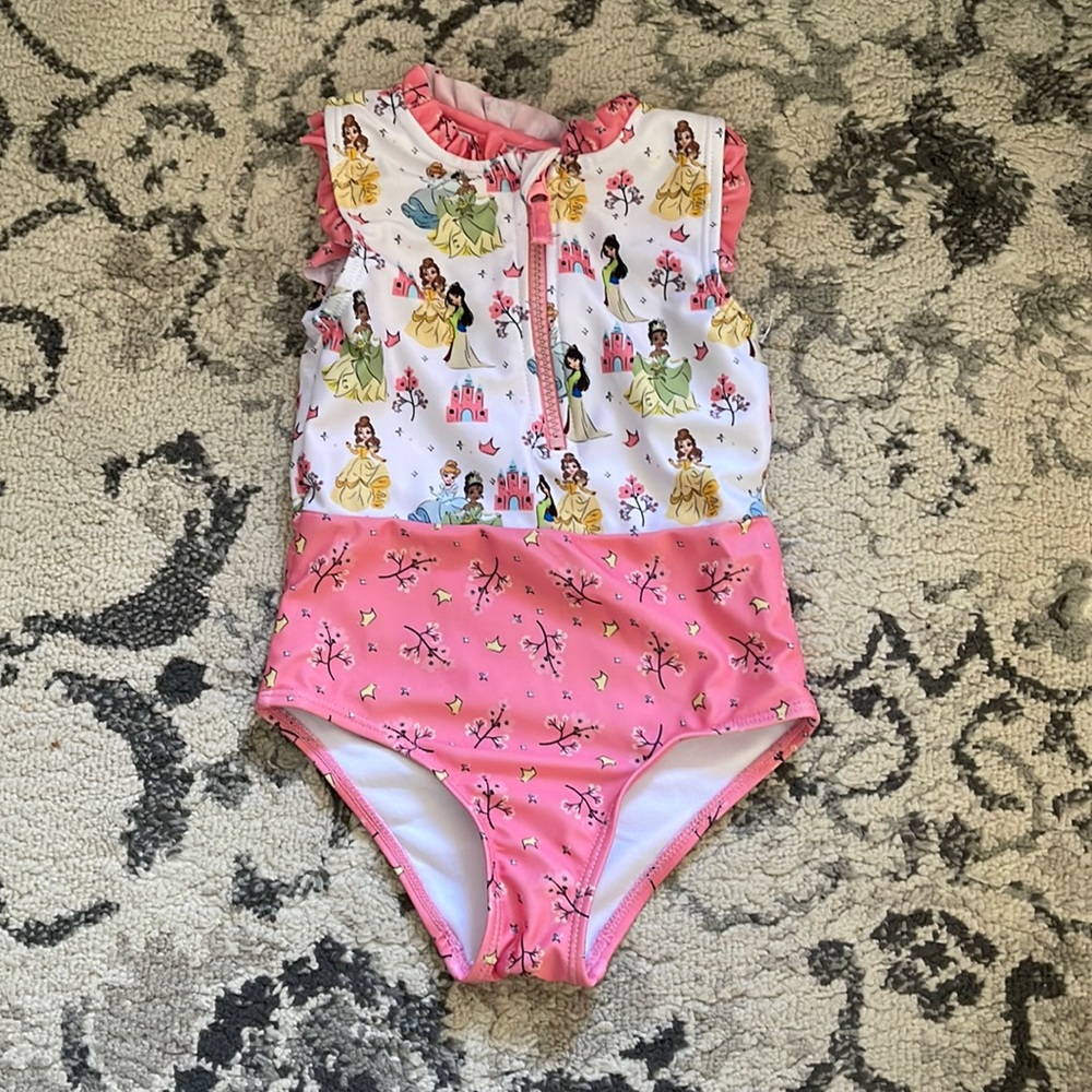 One Piece Toddler Tank Disney Princess Swimsuit